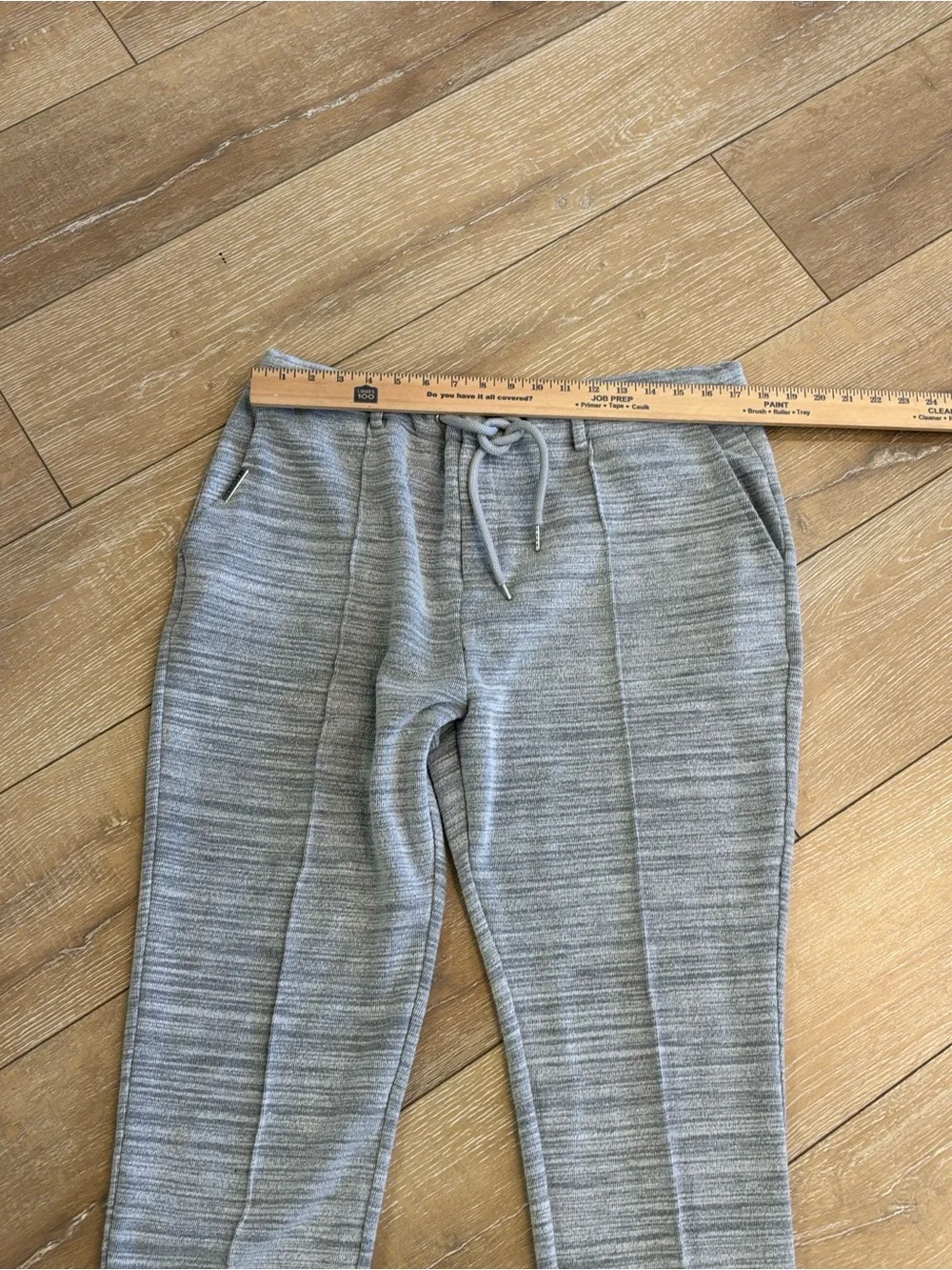 Mauvais Gray Textured Joggers Men’s Medium Slim Fit Luxe Sweatpants Streetwear